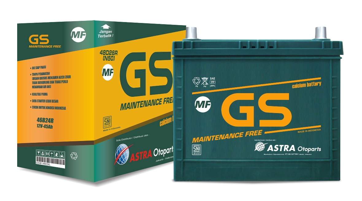 Aki GS Astra MF 45Ah